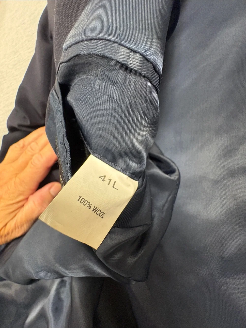 Men's Classic Navy Blazer with Gold Buttons